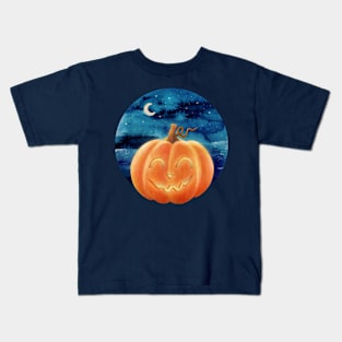 Happy Halloween Pumpkin Kids T-Shirt